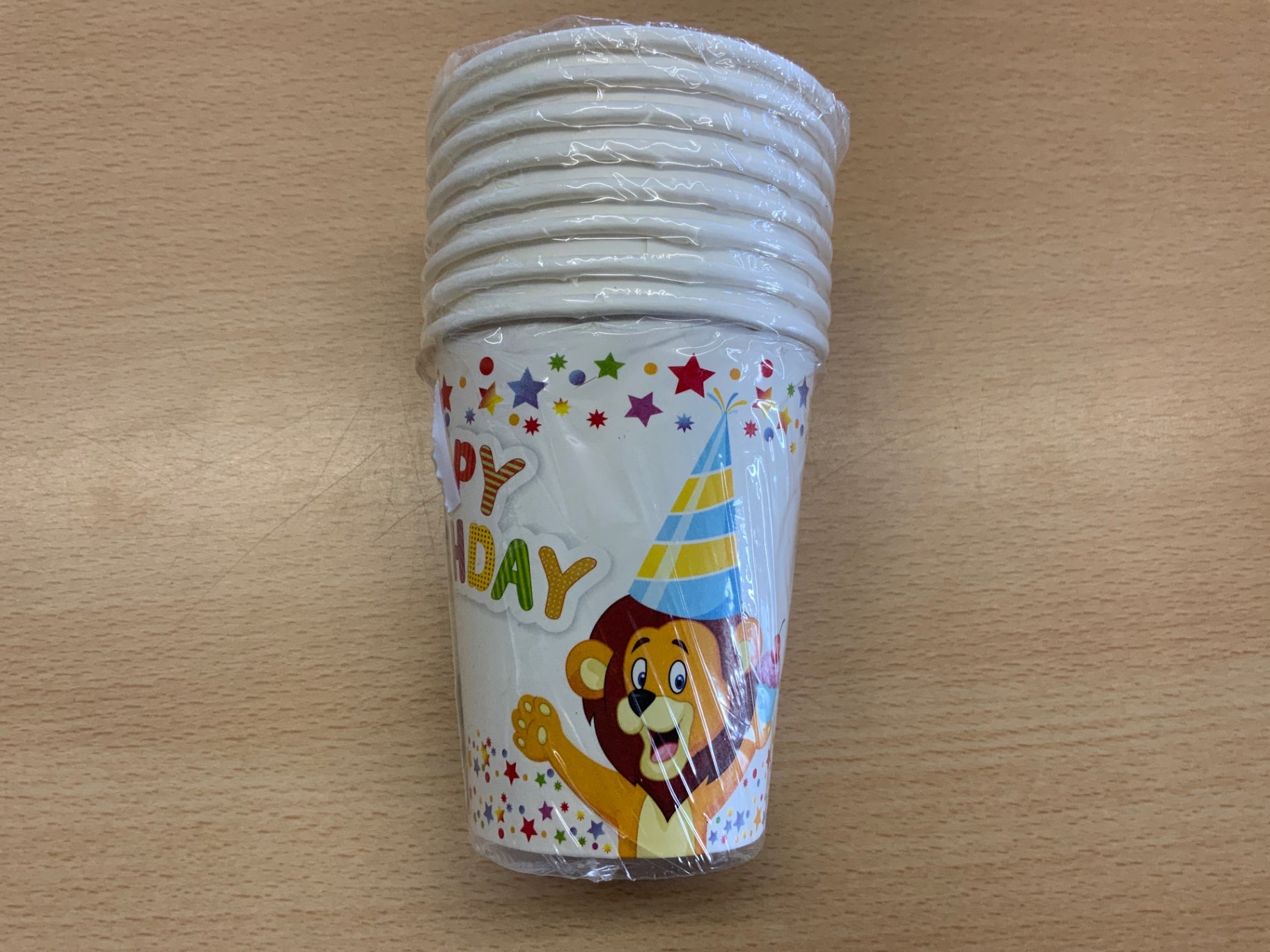  Party Pappbecher Weiß