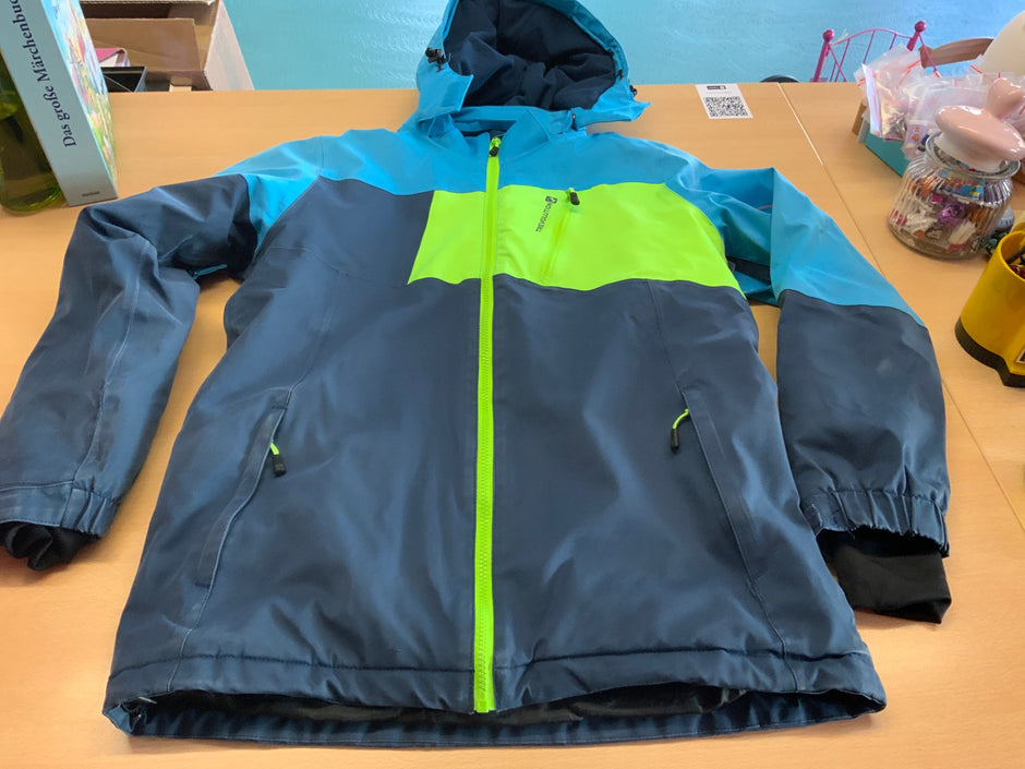 TREVOLUTION Winterjacke 176 Blau, Gelb