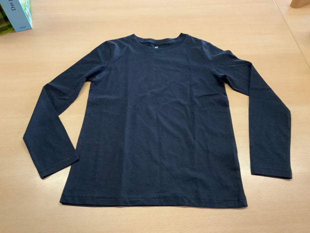 H&M Langarmshirt 134/140 Schwarz