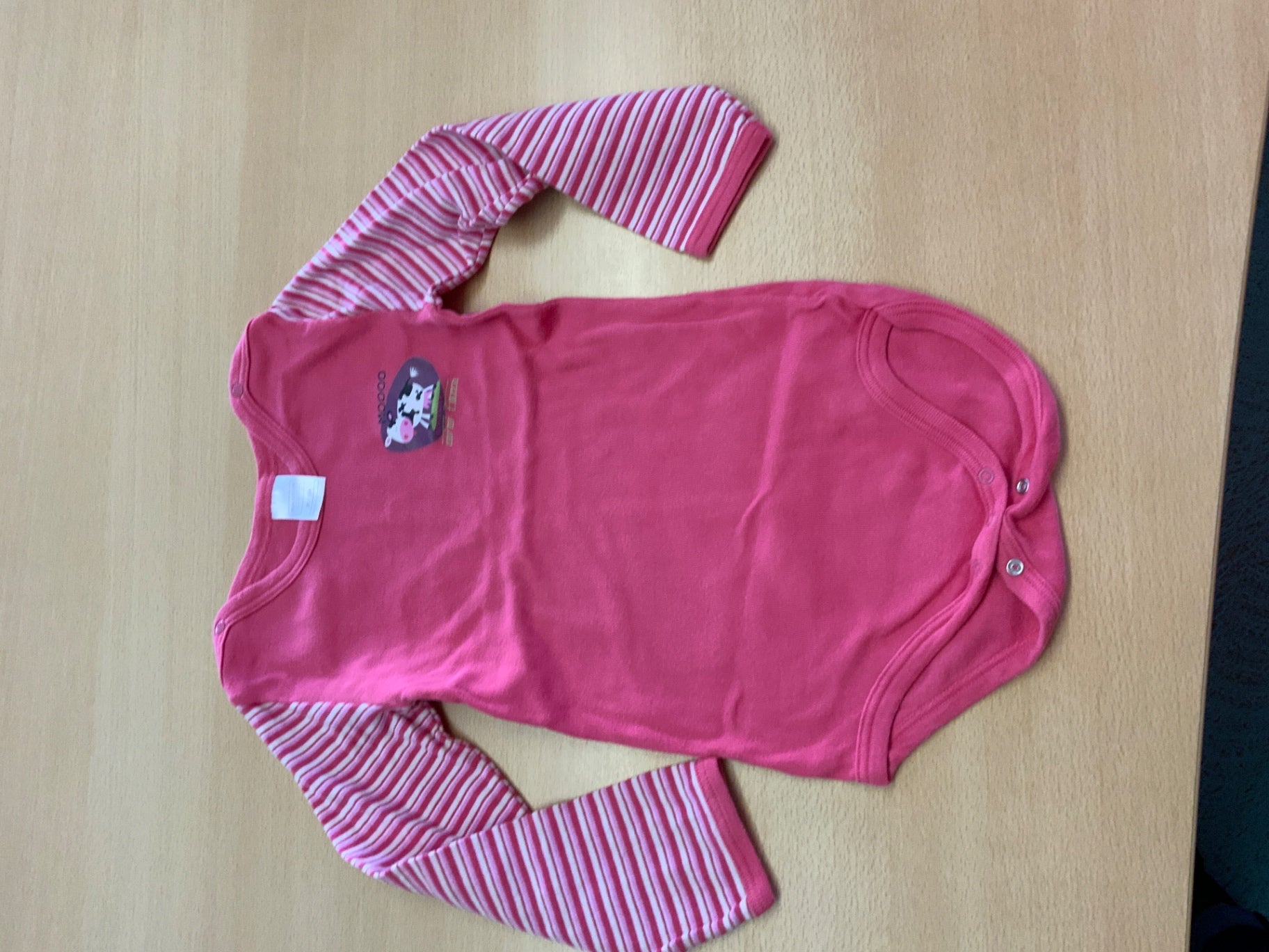  Langarm-Body 104 Pink