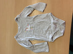 Langarm-Body 98/104 Grau