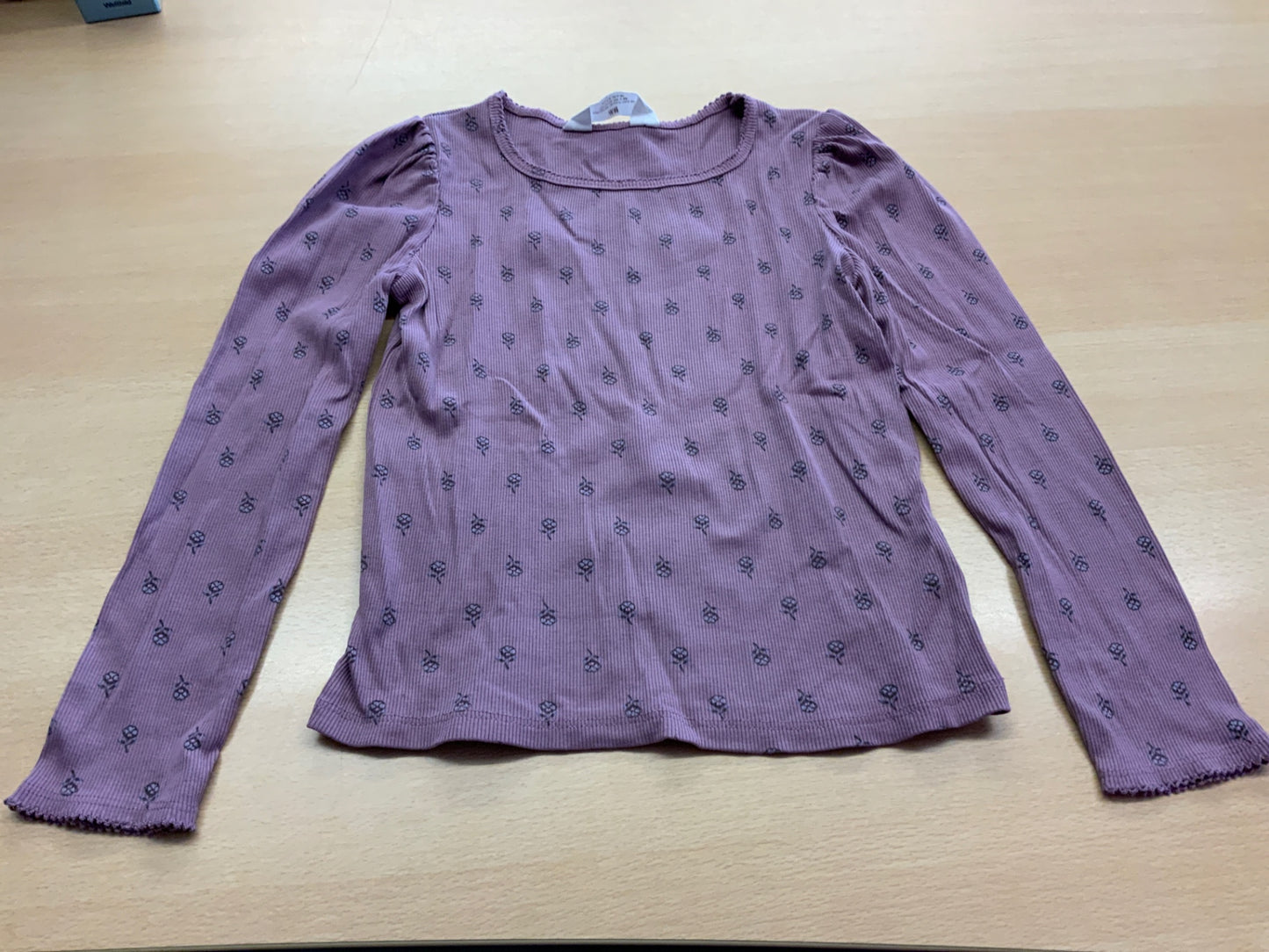  Langarmshirt 122/128 Lila