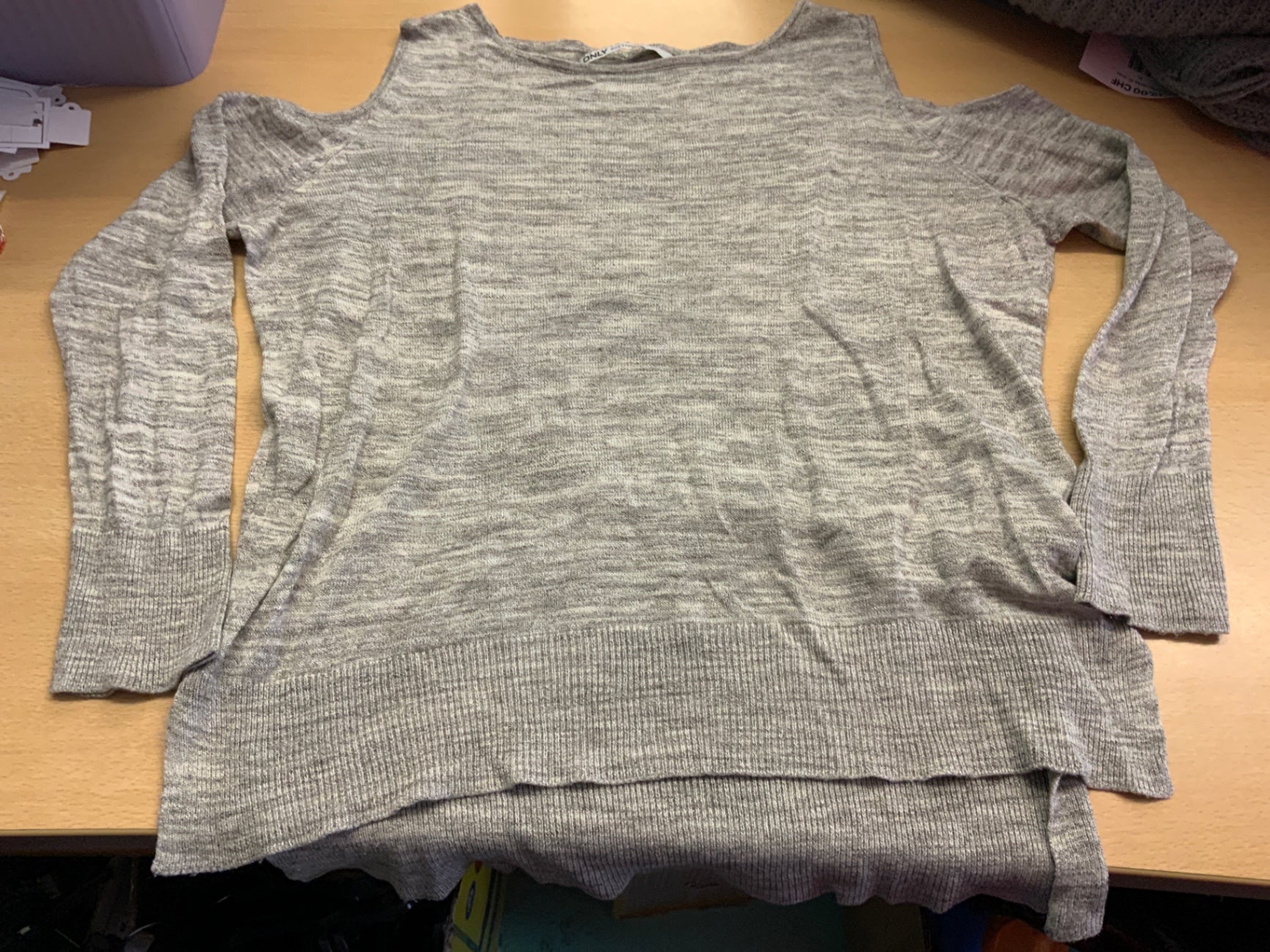  Pullover S Grau