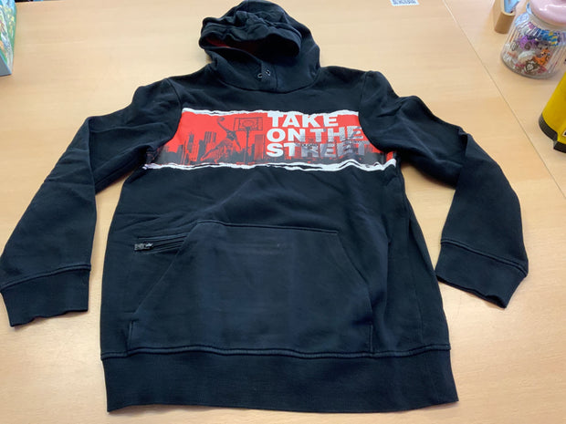  Hoodie 146/152 Schwarz
