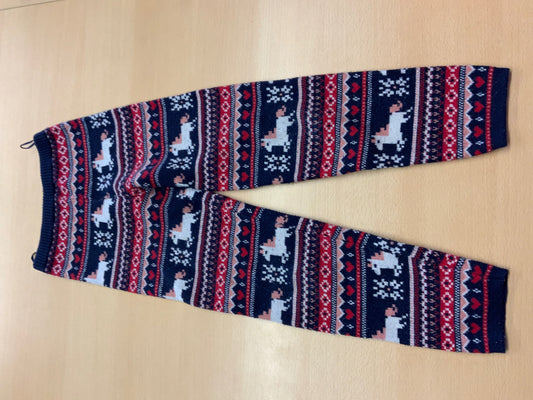 Leggins 122 Blau, Rot, Weiß, Hellrosa