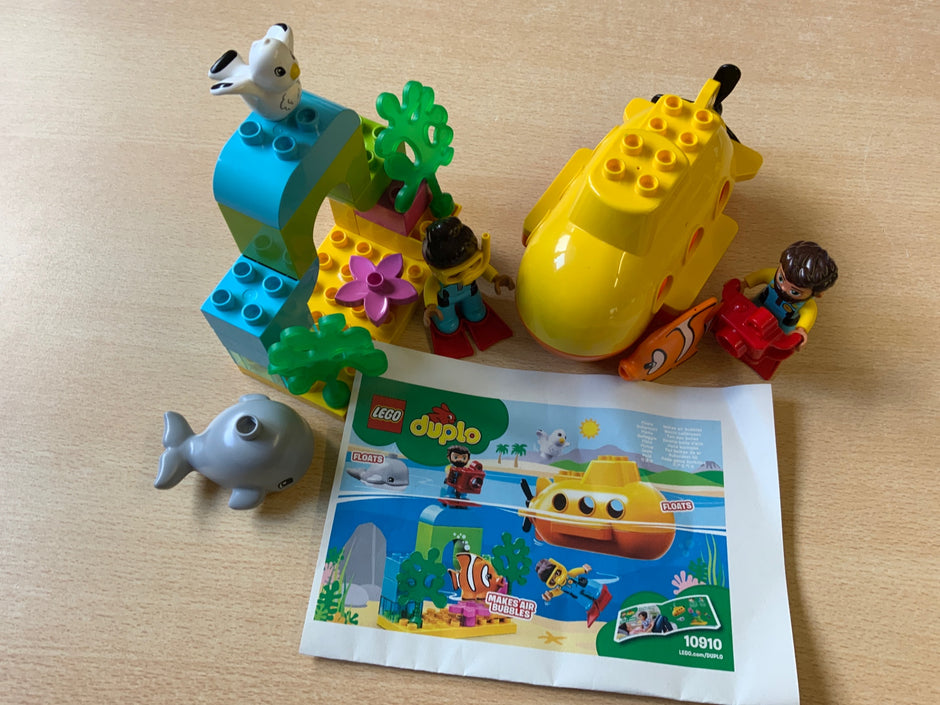 LEGO Duplo U-Boot Abenteuer 10910 Gelb, Grau, Bunt