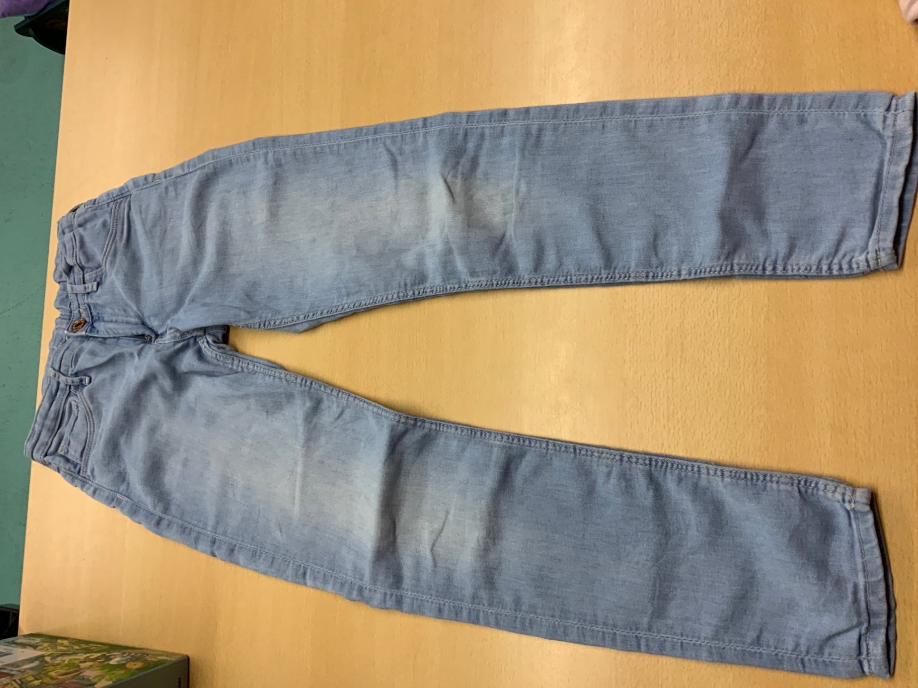Jeans 140 Hellblau