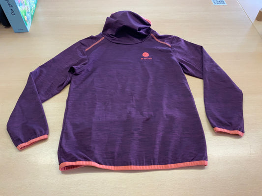 46 NORD Sportshirt 128 Lila mit pinken Akzenten