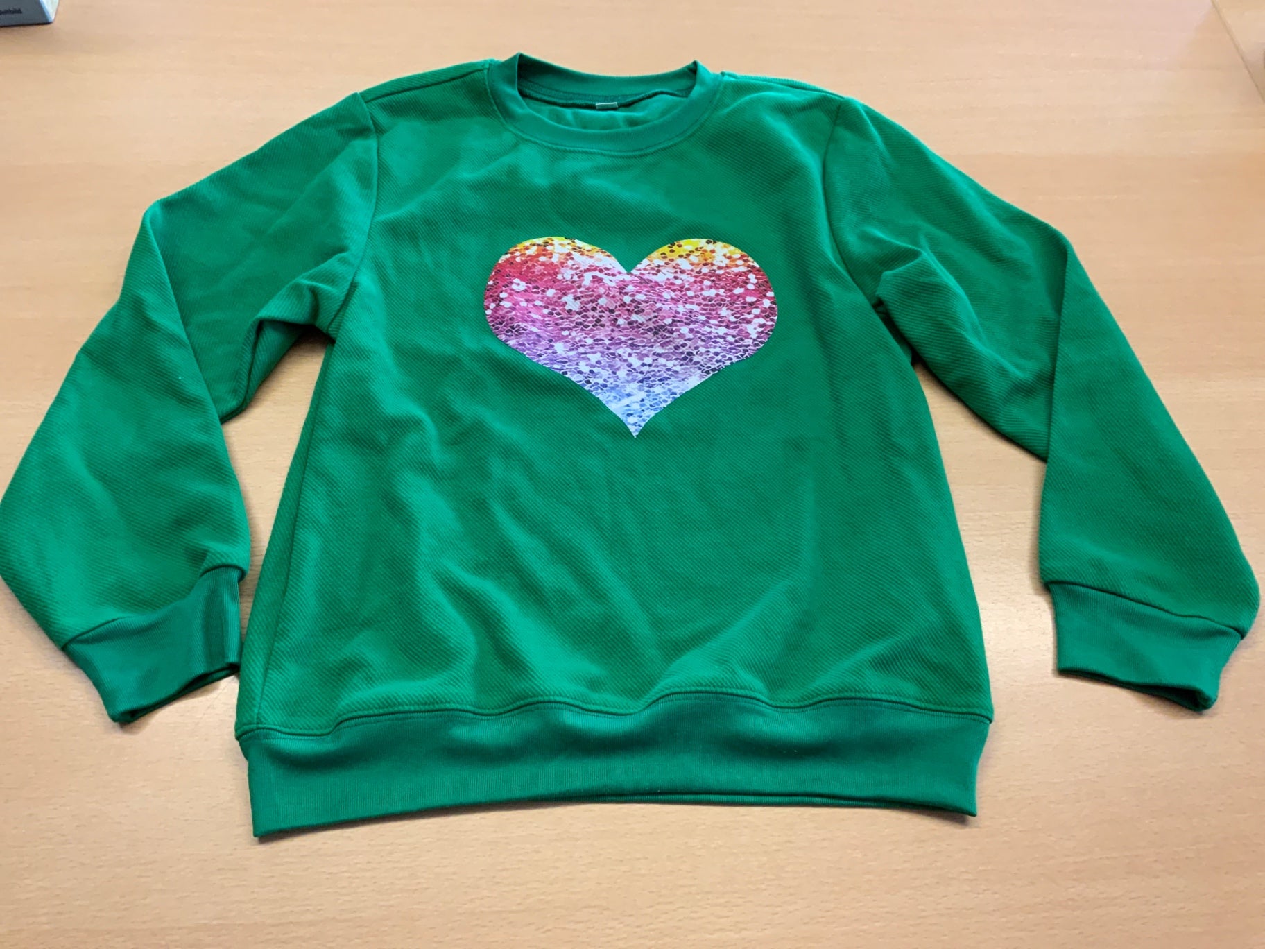 Sweatshirt 134/140 Grün