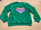 Sweatshirt 134/140 Grün