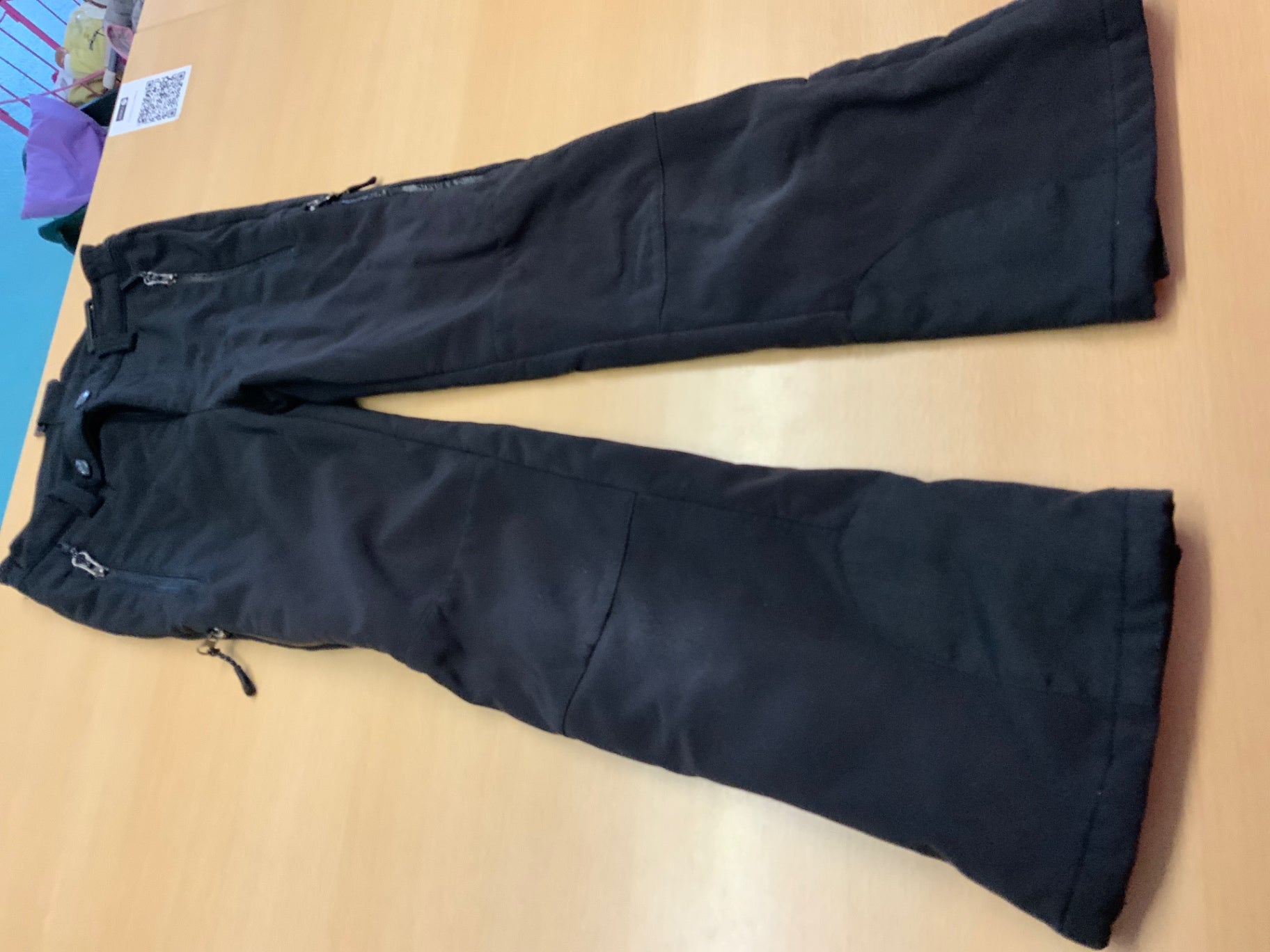 Skihose 134/140 Schwarz