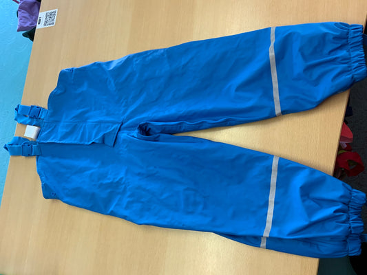 Regenhose 122/128 Blau