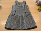 Kleid 152 Schwarz-Weiß