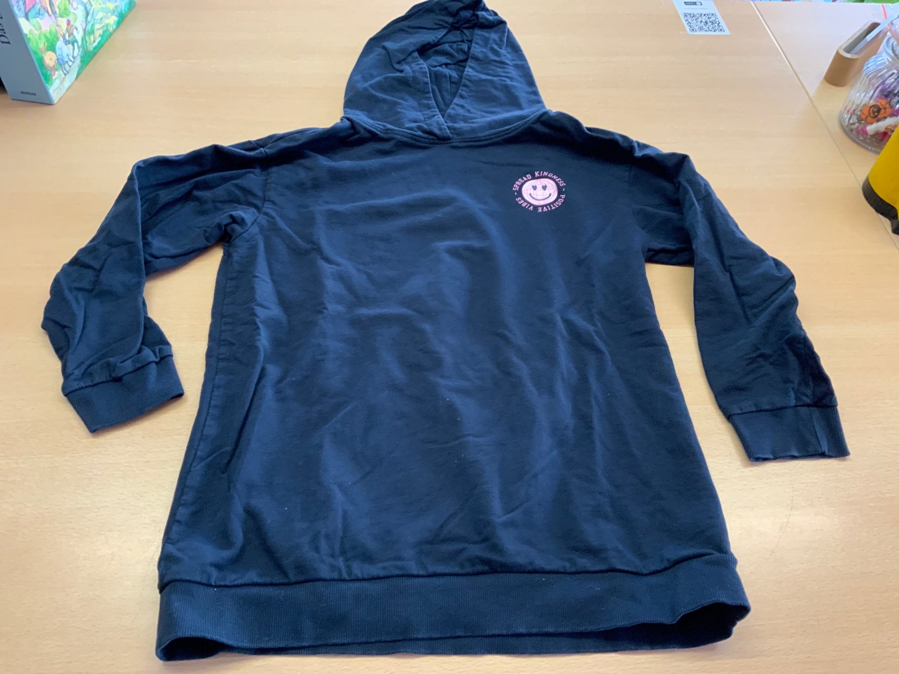 Hoodie 134/140 Dunkelblau
