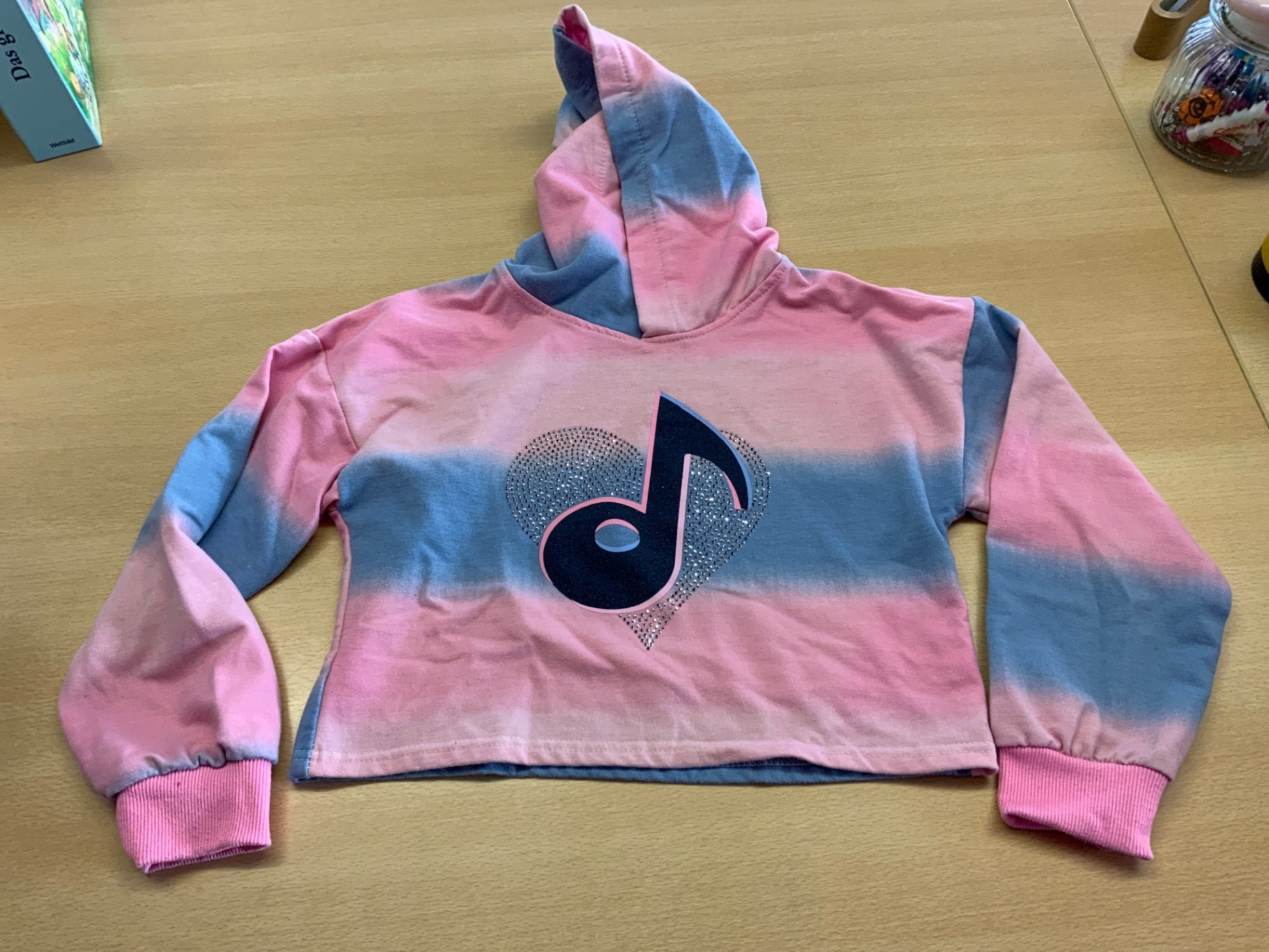 Unbekannt Hoodie 140 Pink und Blau