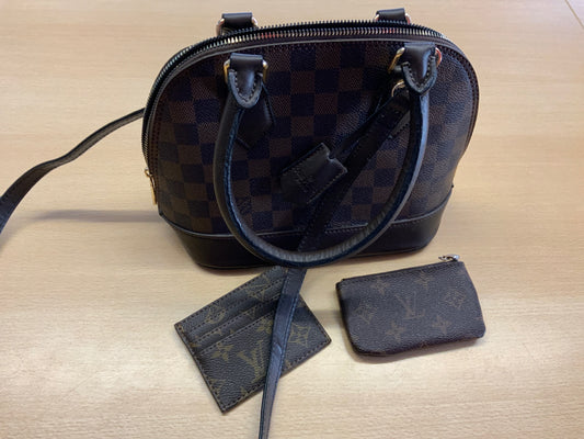 Louis Vuitton Tasche Braun und Schwarz