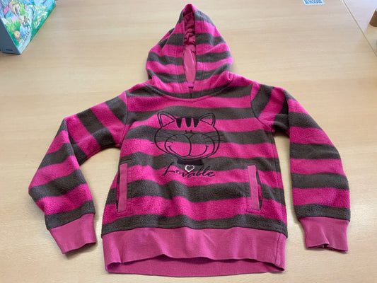 Pullover 116 Pink und Grau