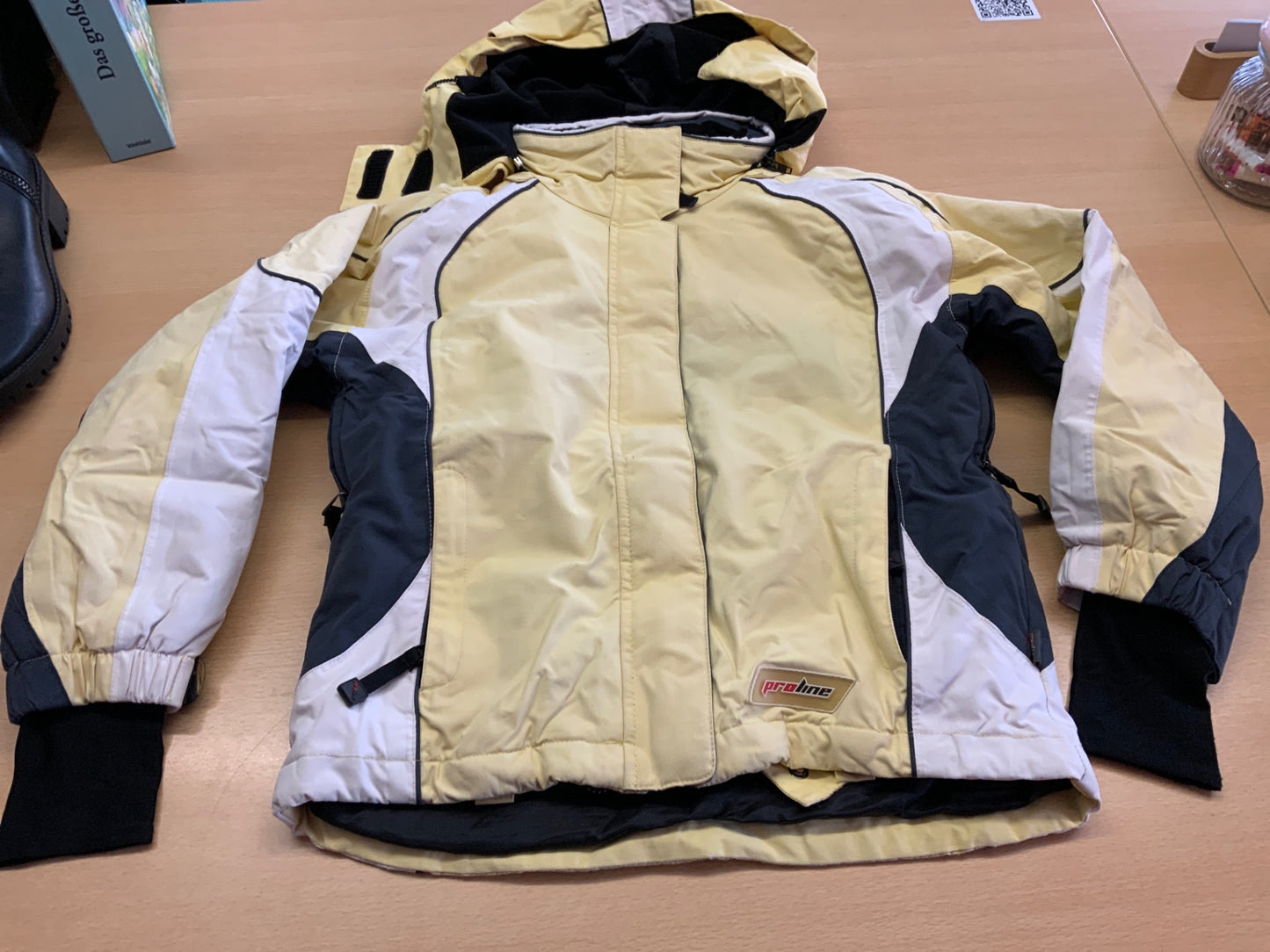 pro line Winterjacke 128 Gelb, Schwarz, Weiß