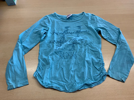  Langarmshirt 134/140 Hellblau