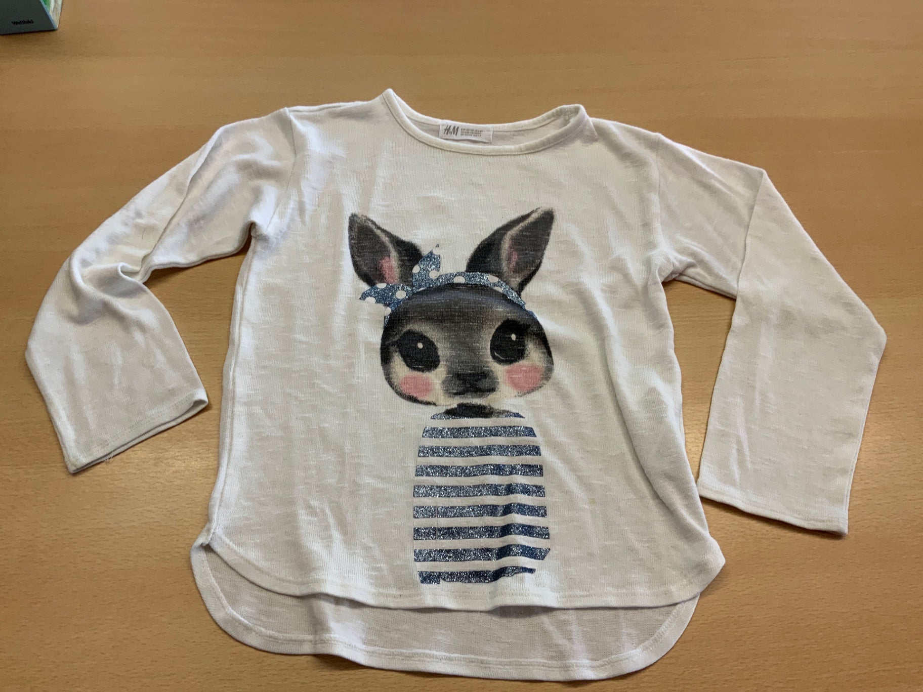 H&M Pullover 122/128 Weiß