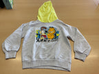 Hoodie 122 Grau und Gelb