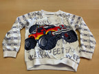 Sweatshirt 116/122 Weiß