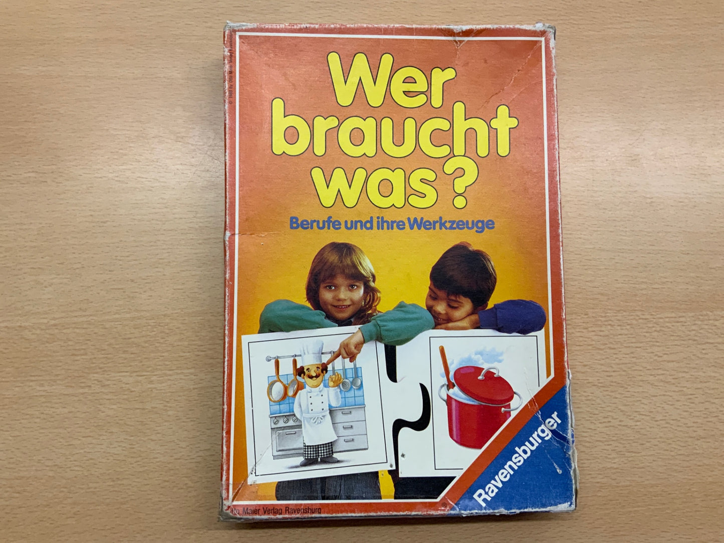 Ravensburger Spiel wer braucht was? Bunt