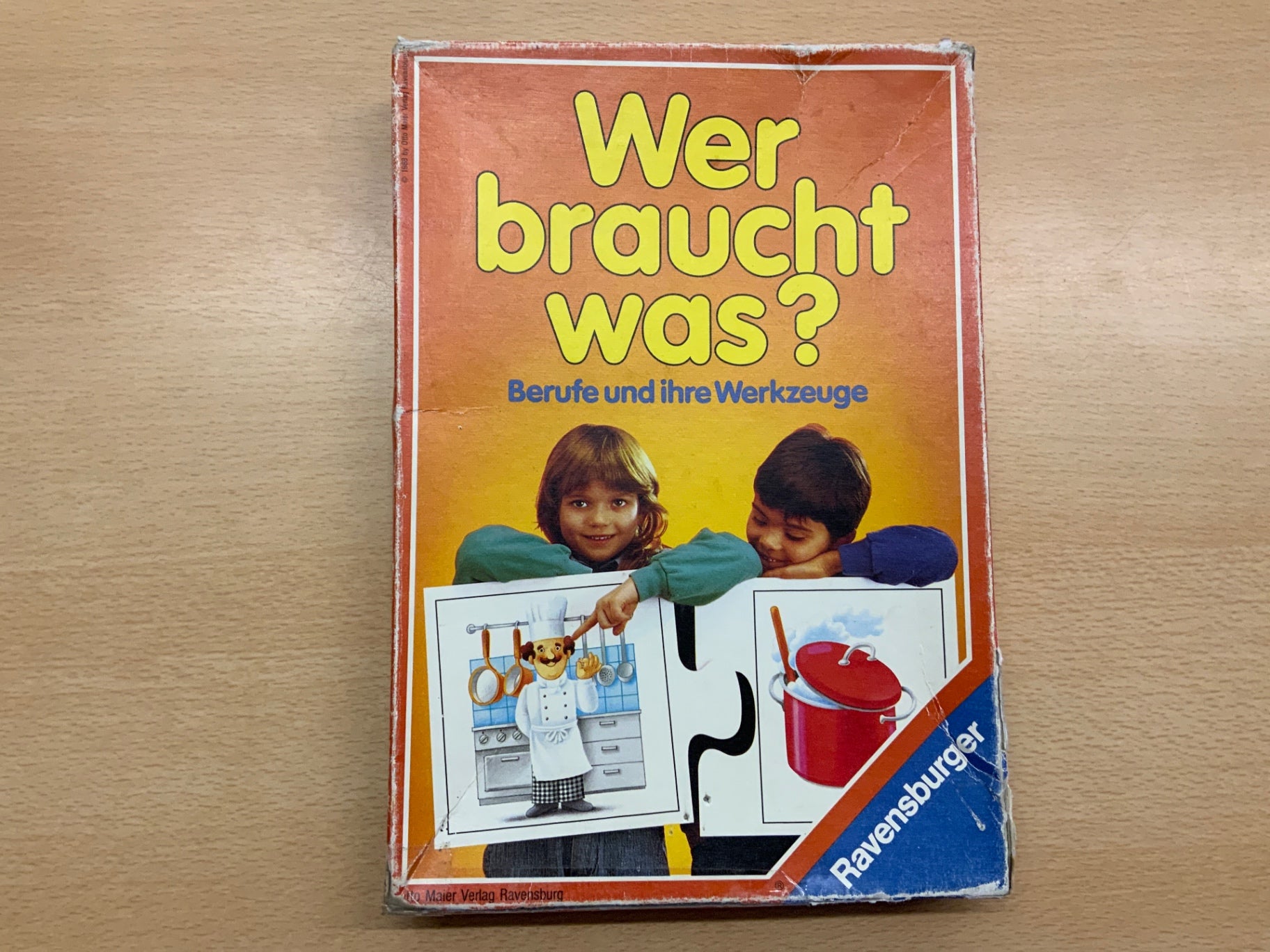 Ravensburger Spiel wer braucht was? Bunt