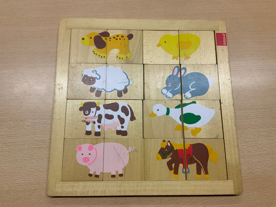 Puzzlespielzeug Mehrfarbig