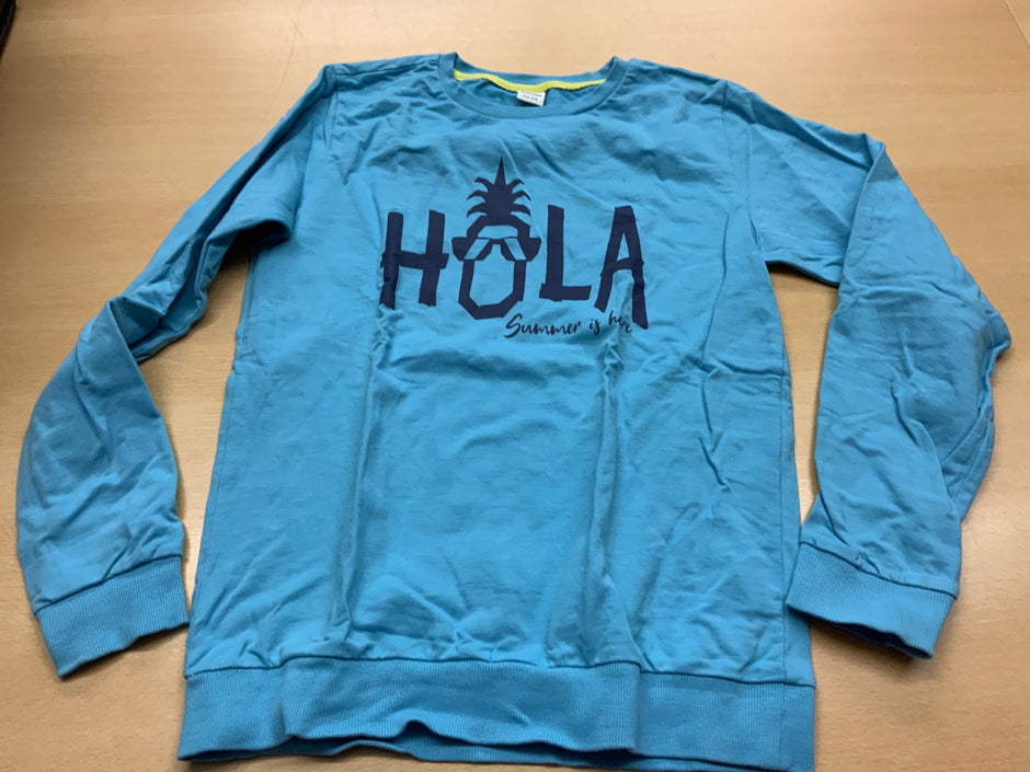 Sweatshirt 158/164 Blau