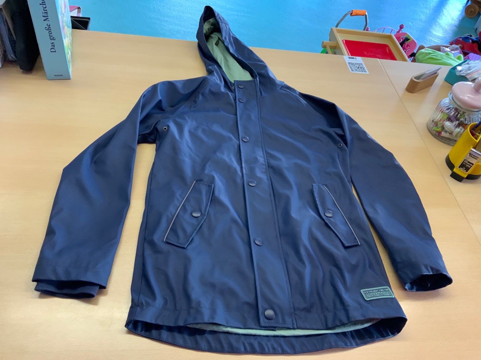Regenjacke 146/152 Blau