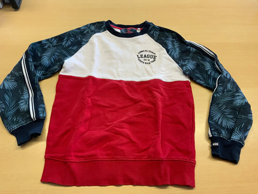 Unbekannt Sweatshirt 158/164 Rot, Weiß, Dunkelblau