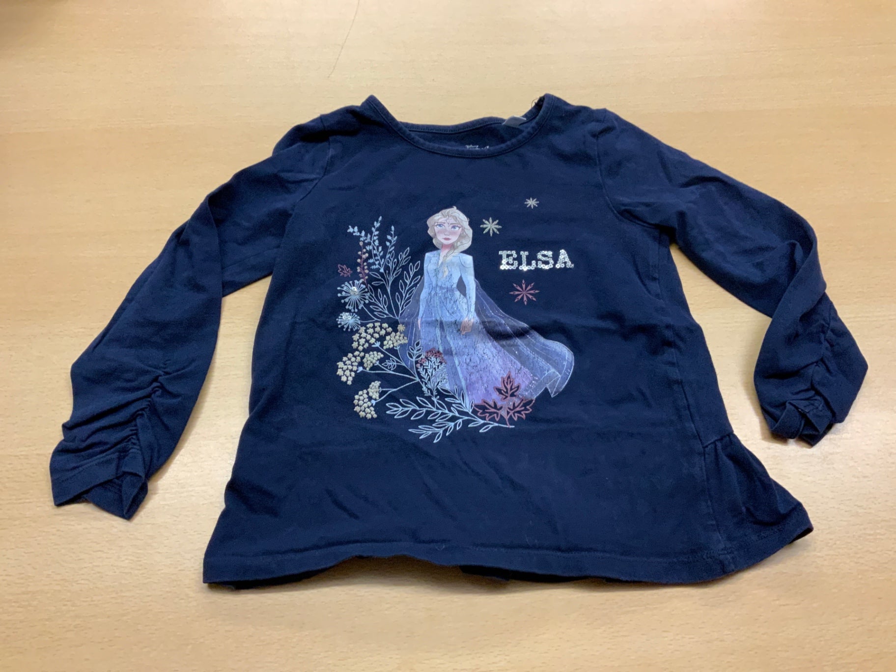  Langarmshirt 116 Dunkelblau