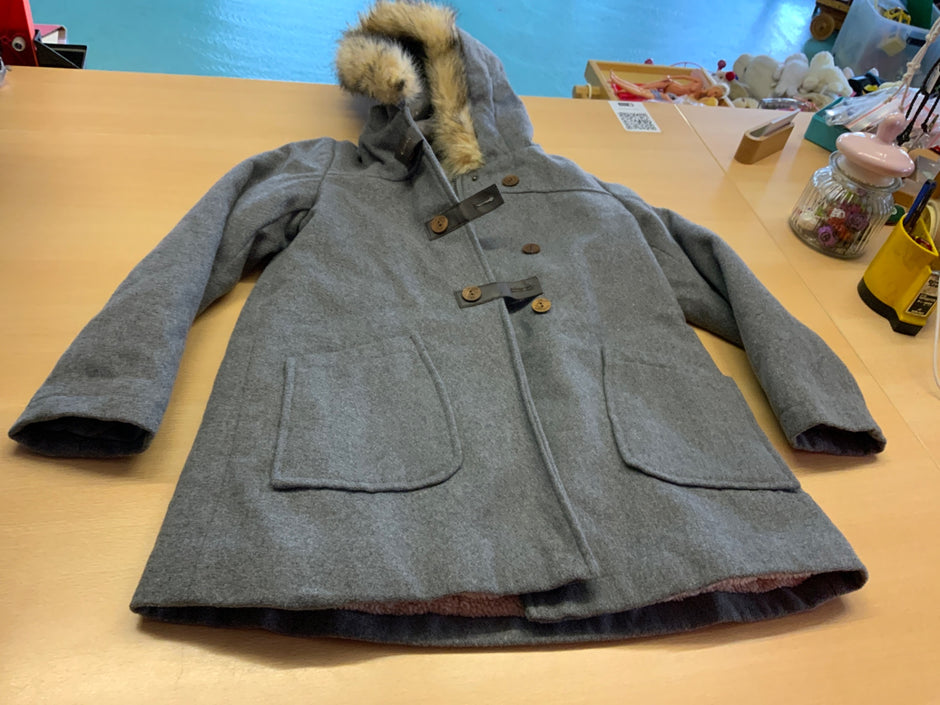 Wintermantel 140 Grau