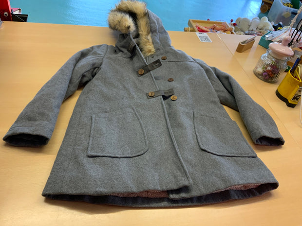 Wintermantel 140 Grau