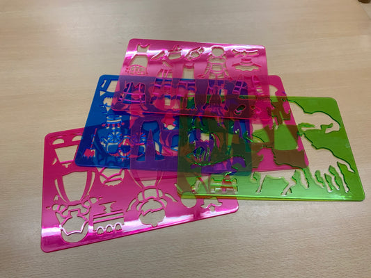  Zeichnen-Schablonen Bunt