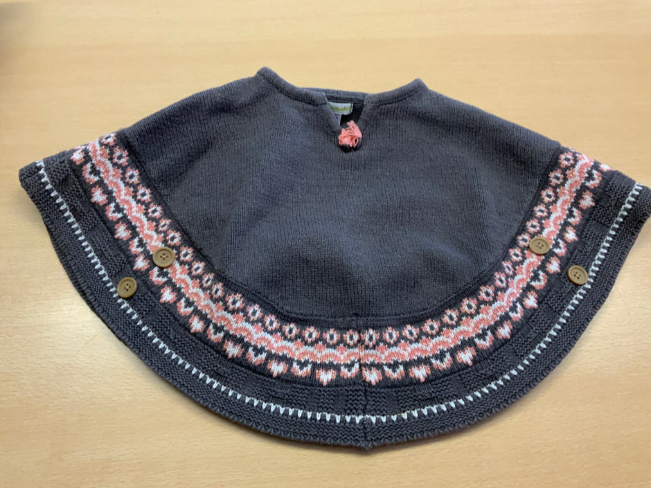  Poncho 98 Dunkelblau