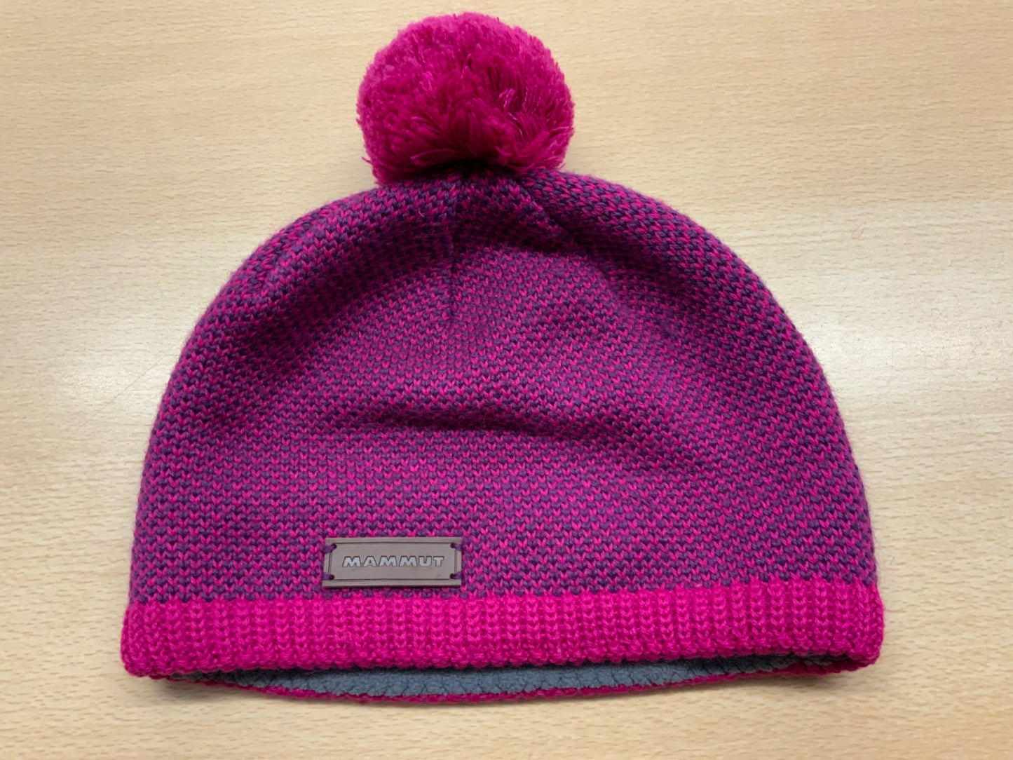 Mammut Mütze Rosa und Grau