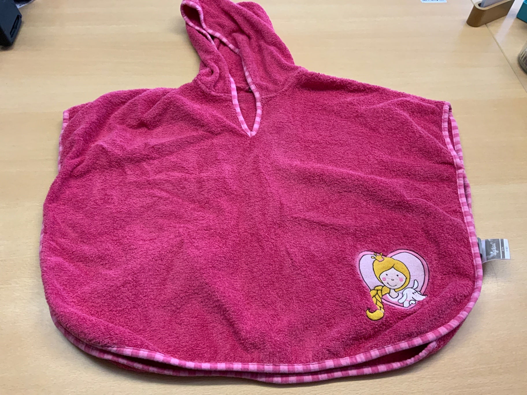 Badeponcho Rosa