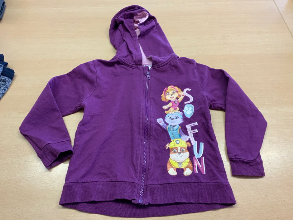Sweatjacke 110/116 Lila