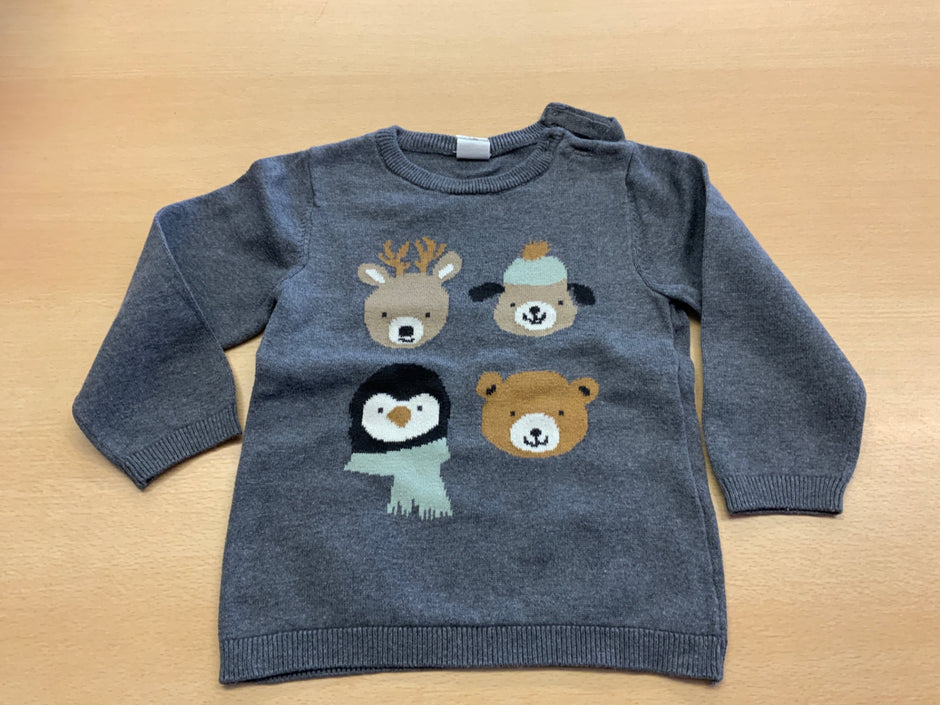  Pullover 86 Grau