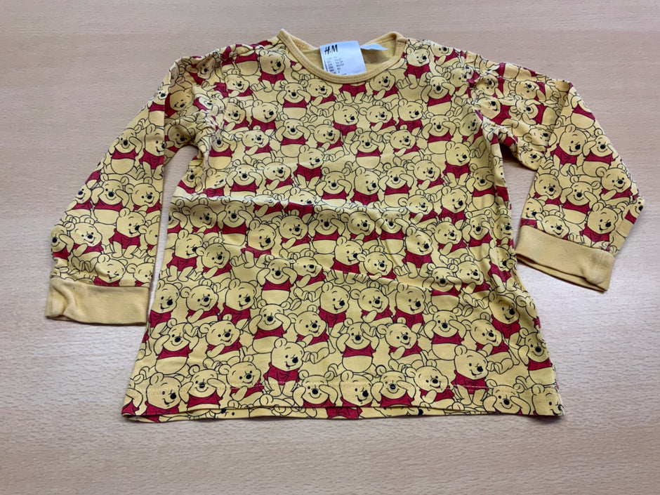 H&M Langarmshirt 92 Gelb