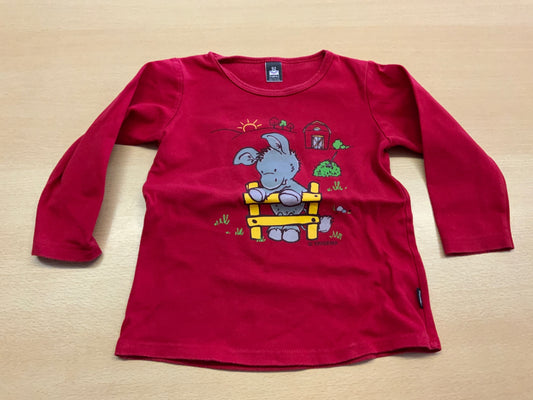 Langarmshirt 92 Rot