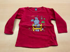 Langarmshirt 92 Rot