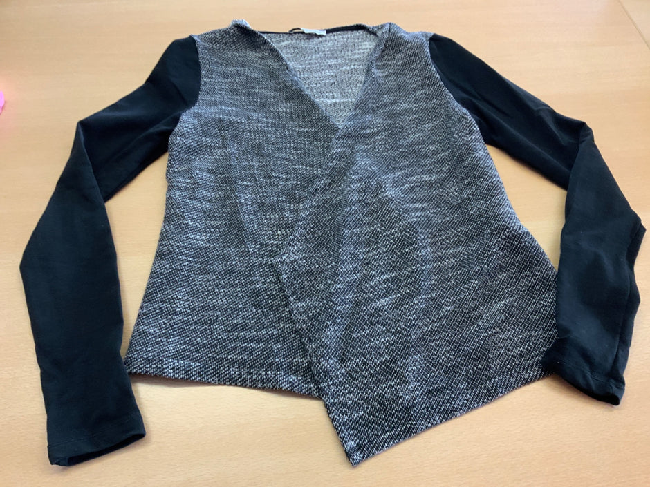 Jacke XXS Schwarz, Grau