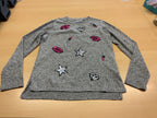 Pullover 146/152 Grau