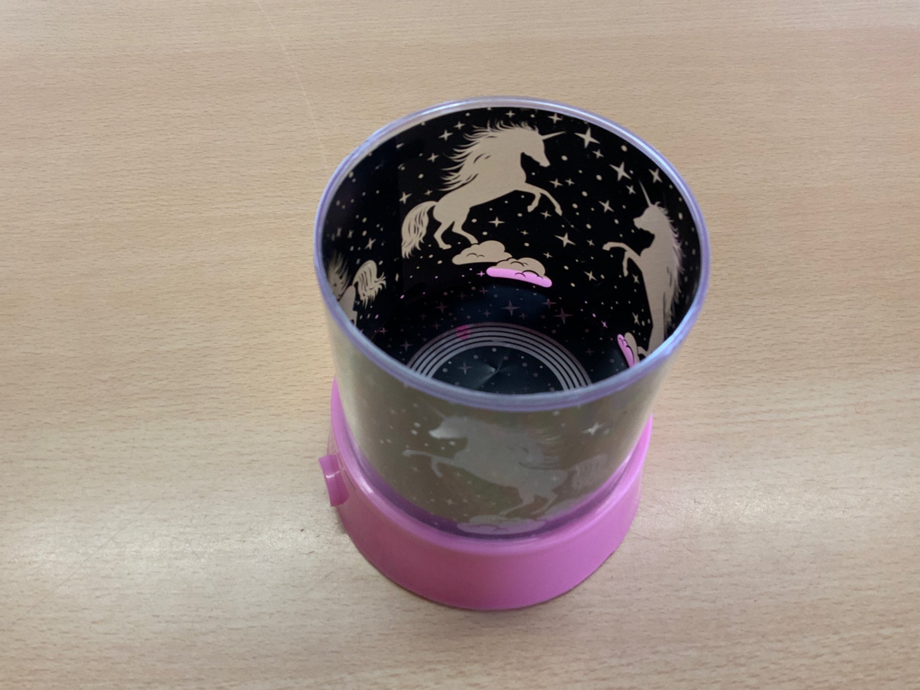 Nachtlicht Schwarz, Rosa