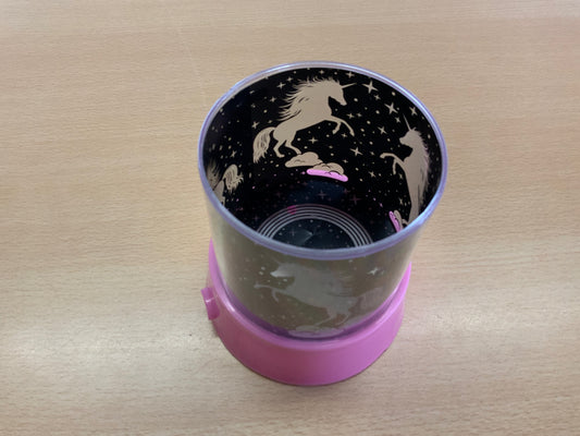 Nachtlicht Schwarz, Rosa