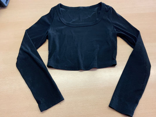 Langarmshirt 152/164 Schwarz