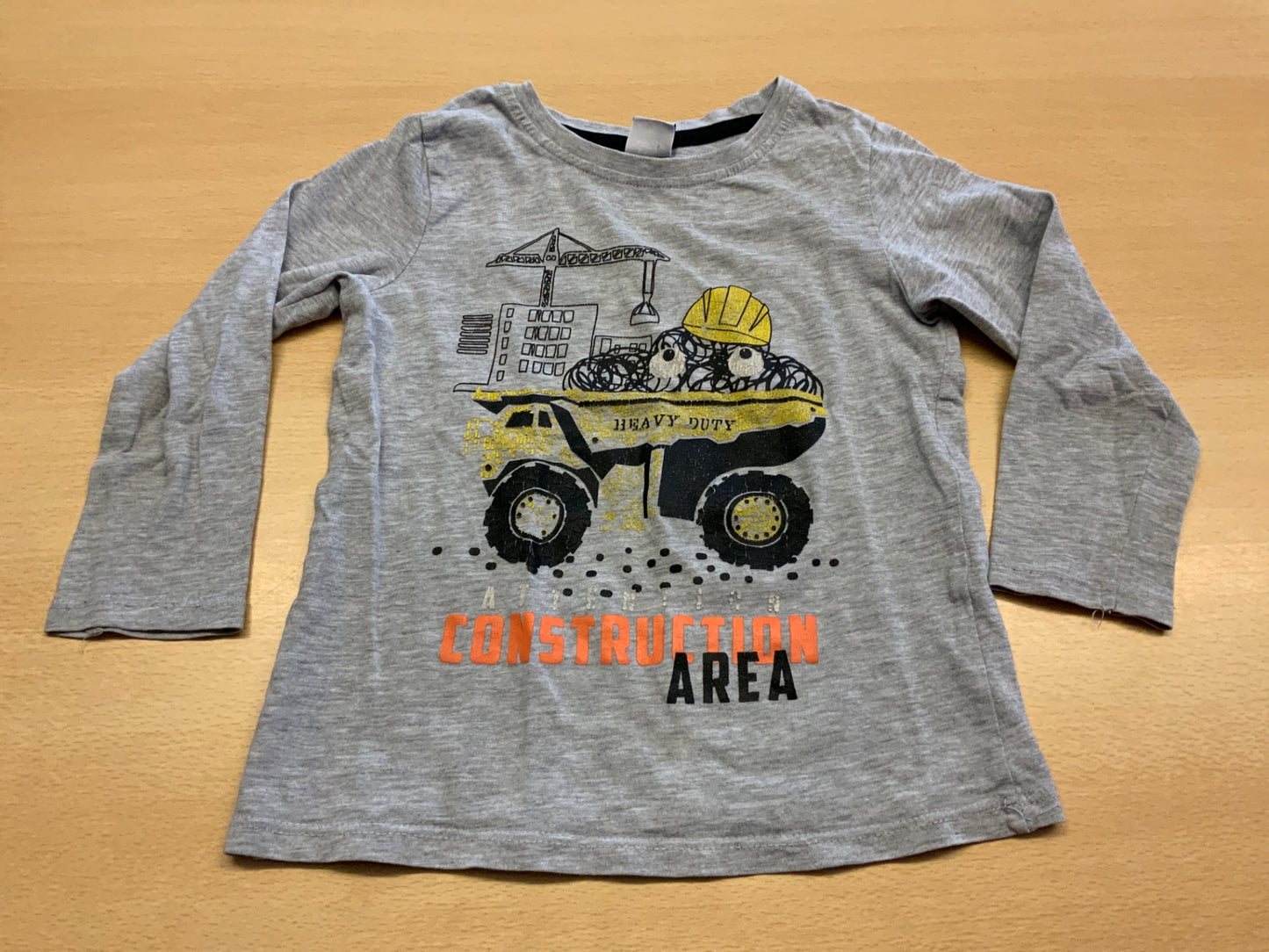 Langarmshirt 104 Grau